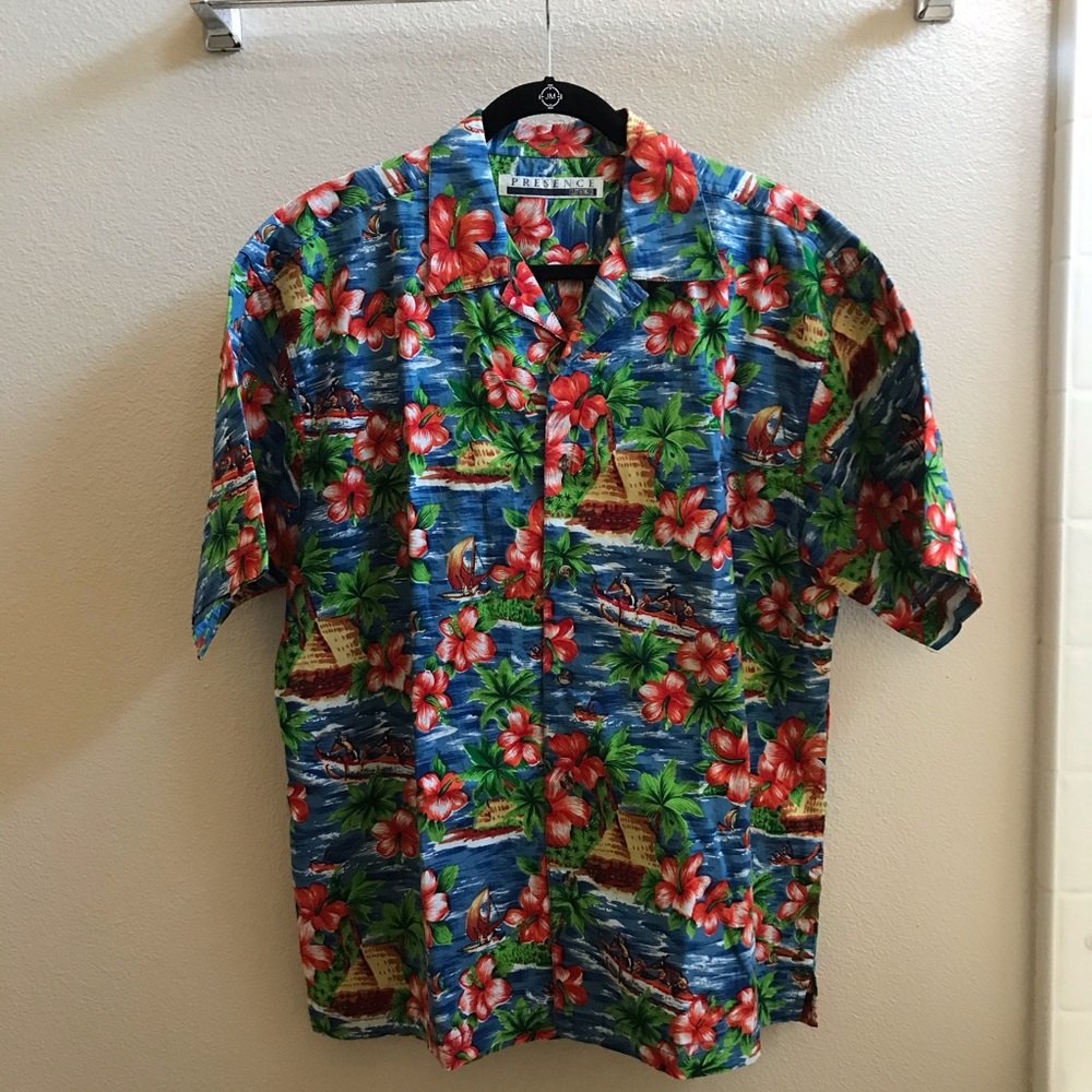 Presence Floral Printed Short Sleeve